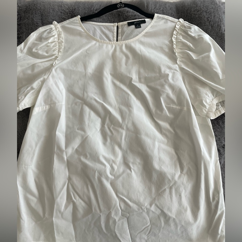 J Crew white dress shirt, like new, size S